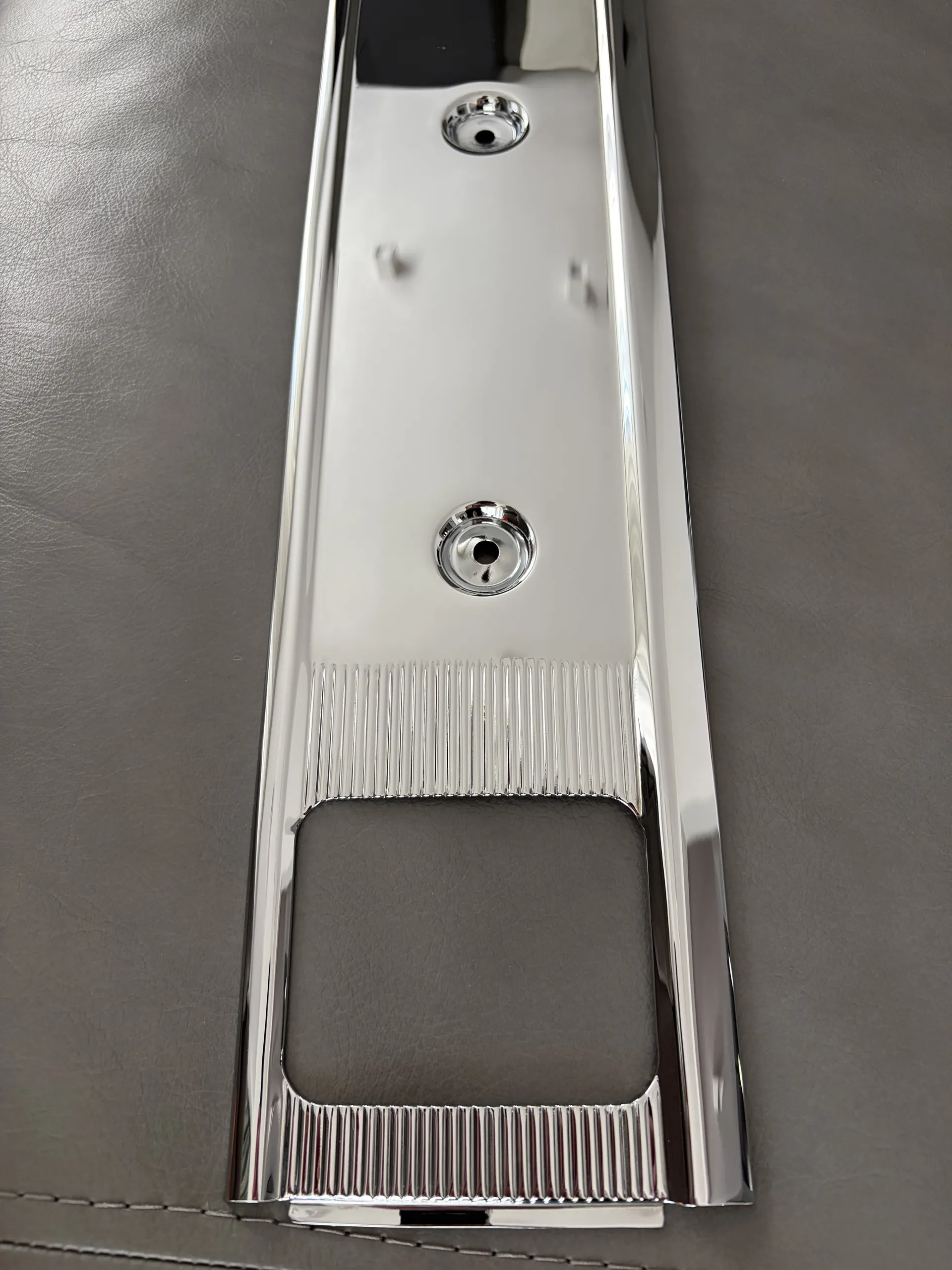 Restored BMW rear panel component — view 3