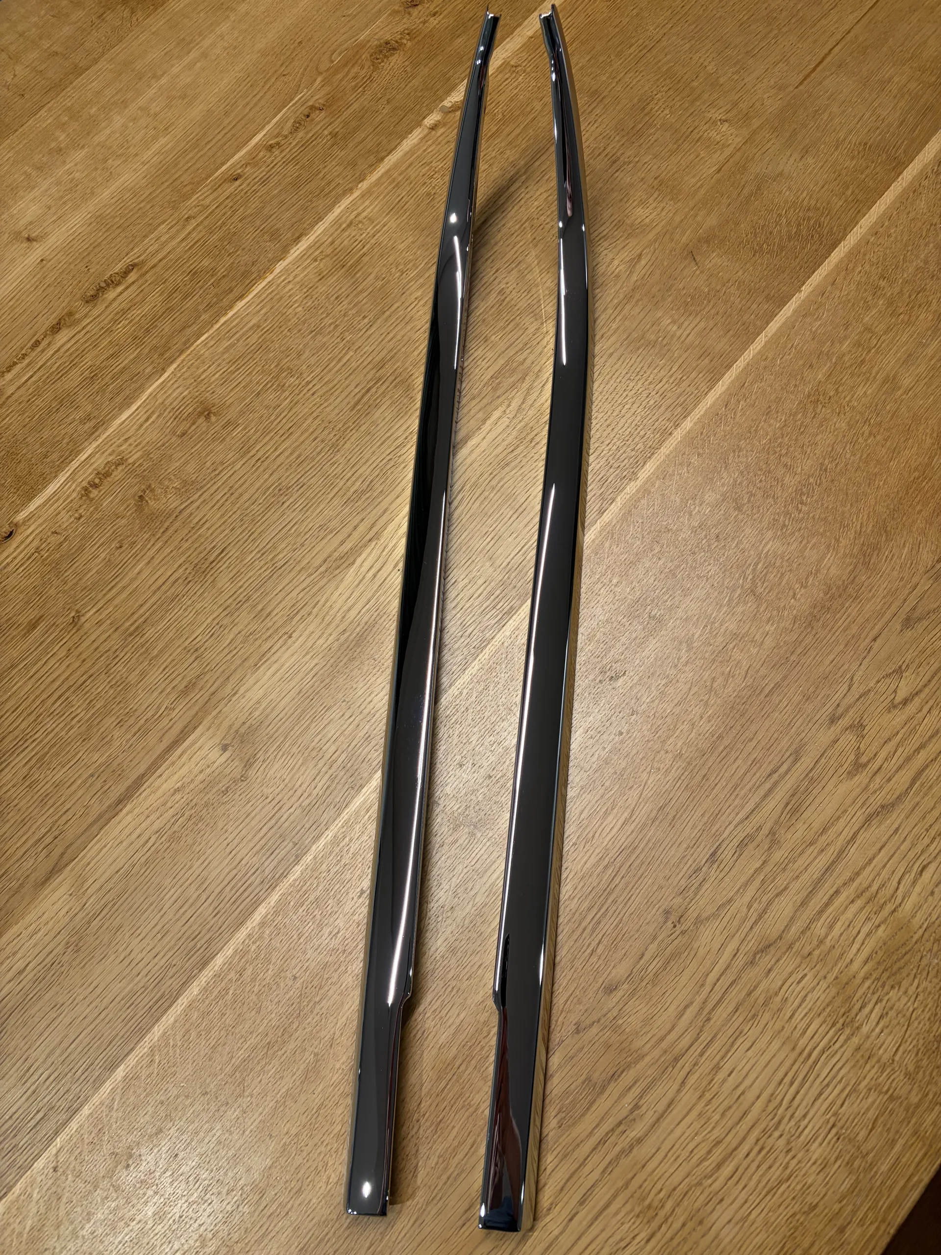 Restored BMW lower rear side-window trim — view 2