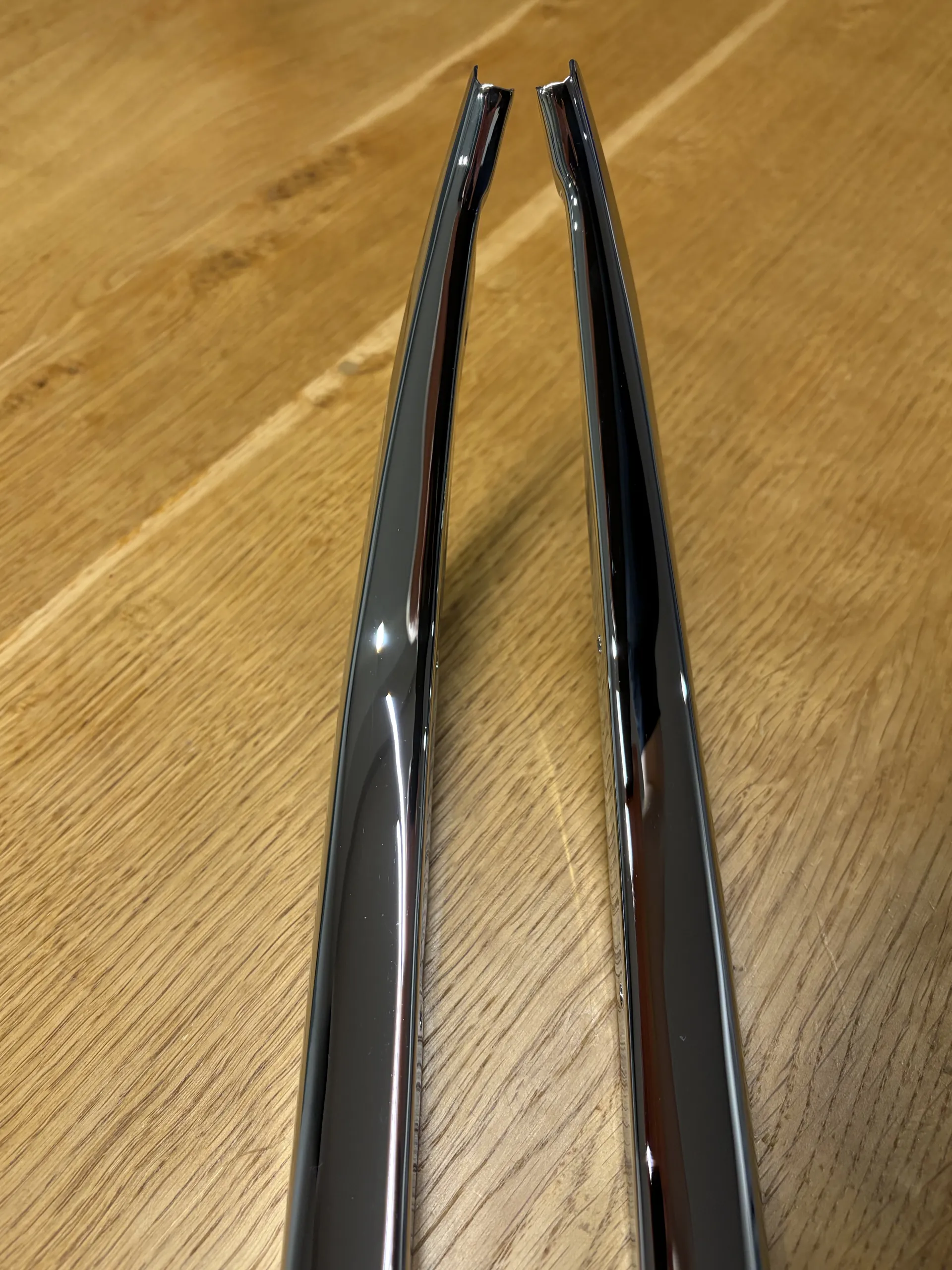 Restored BMW lower rear side-window trim — view 4