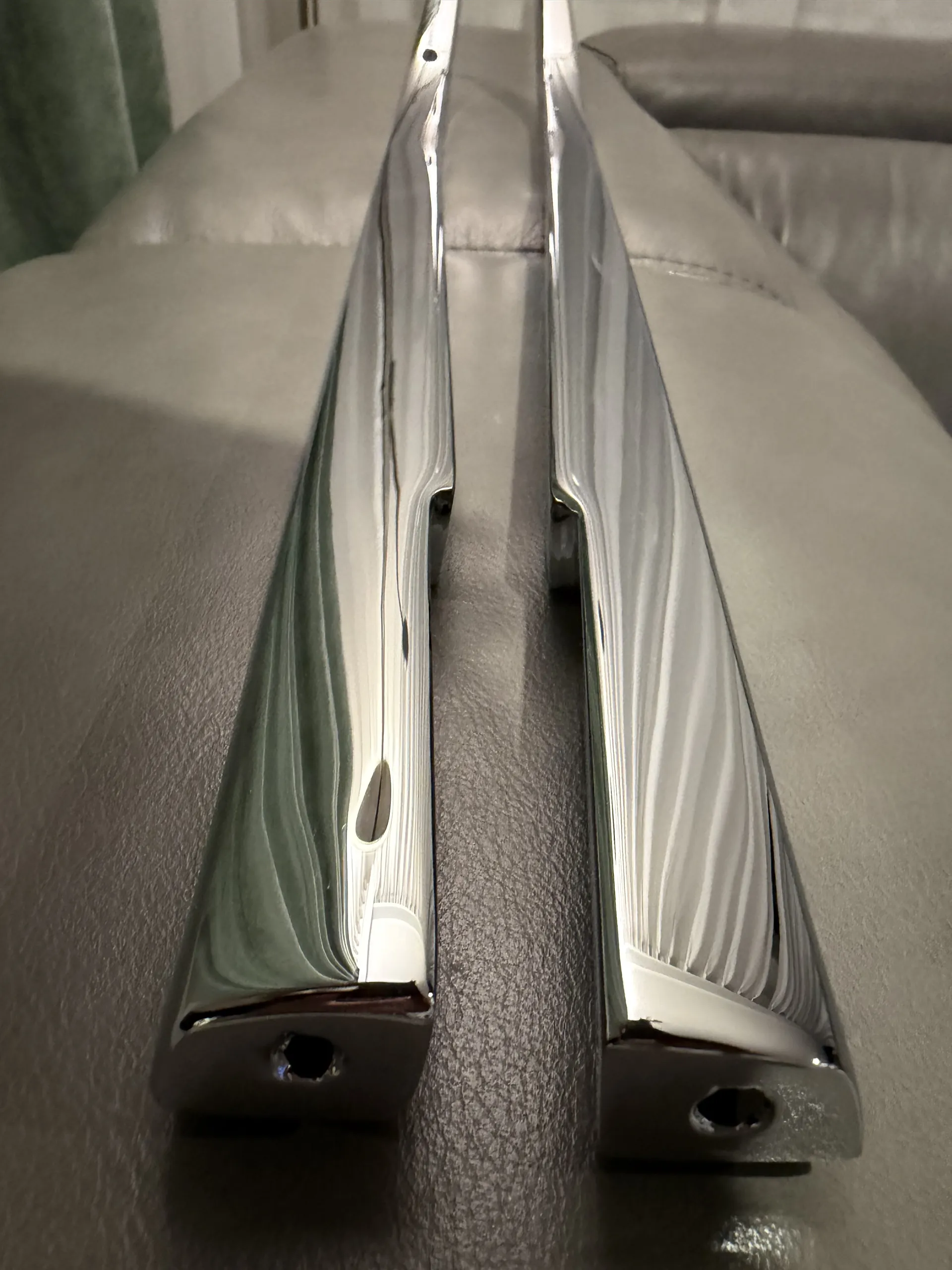 Restored BMW lower rear side-window trim — view 12