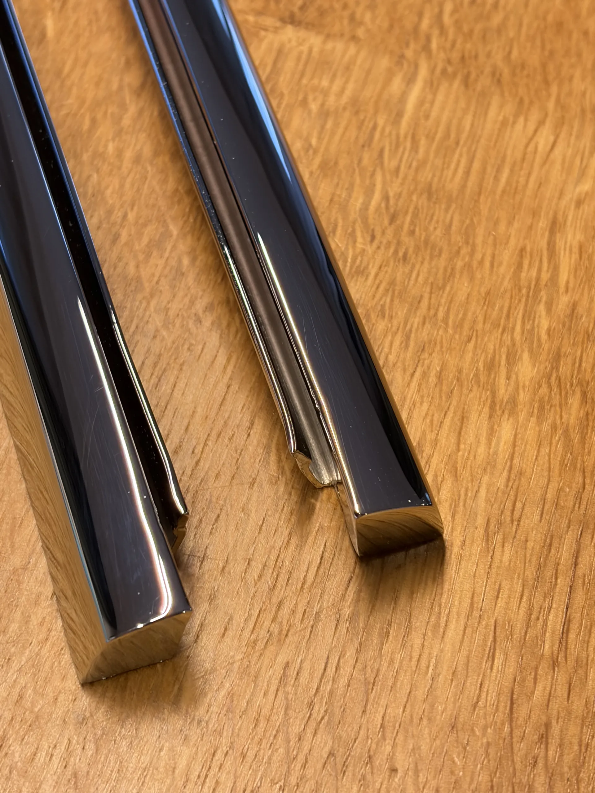 Restored BMW upper door trim — view 1