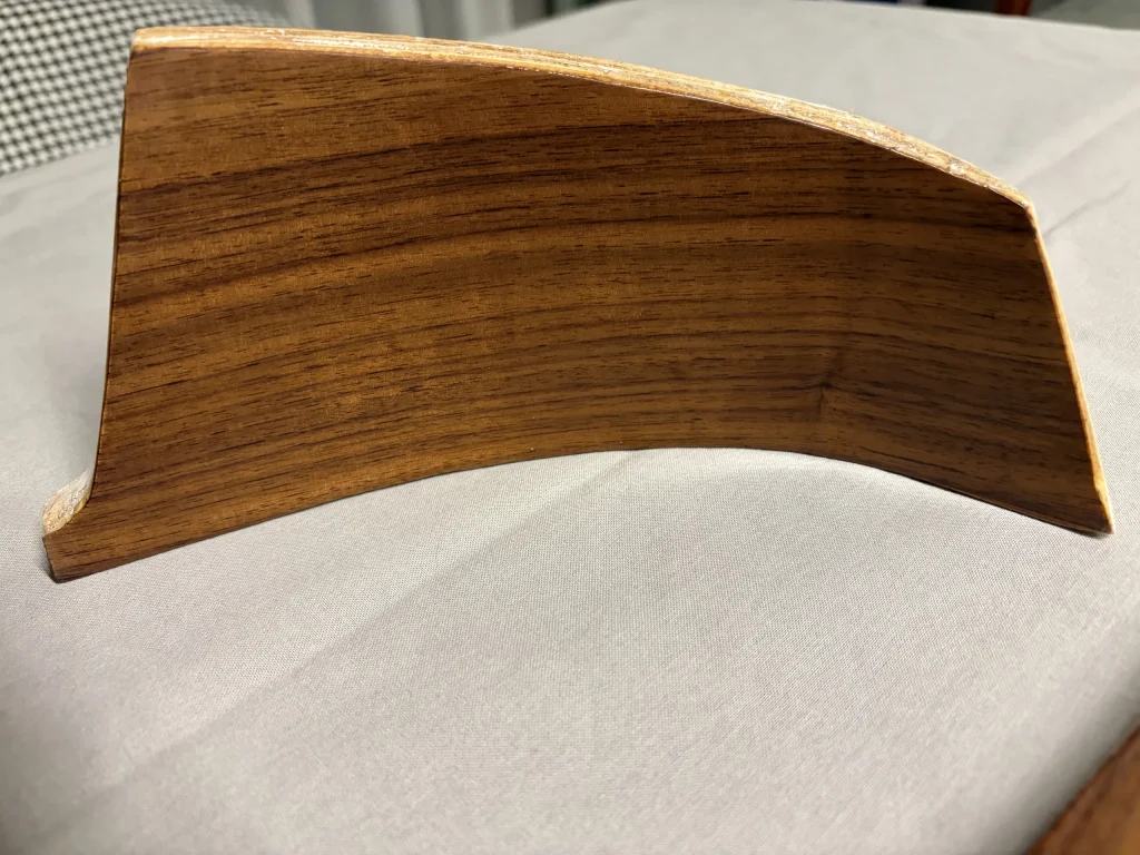 Restored BMW dashboard wood trim