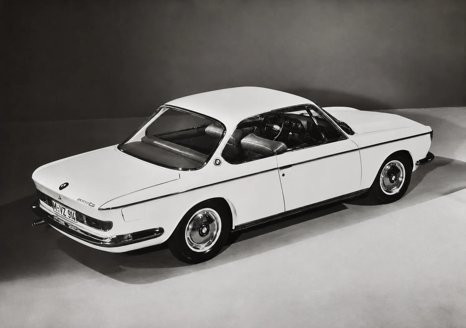 Archival BMW 2000 CS studio photograph